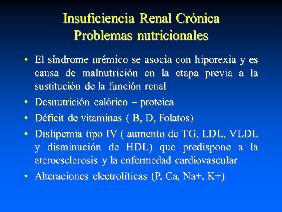 recomendaciones nutricionales para enfermedad renal cronica